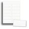 Heavyweight 80lb White Matte Printable Place Cards for Table Setting - 25 Sheets / 150 Tent Cards - 6 per page 1 7/16" x 3 3/4" Printable Name Card Paper for Inkjet/Laser Printers