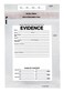 SECUR-PAK 100pk Evidence Bags, 12"x16" Transparent, Tamper Resistant Closure with Serialized Numbering