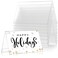 VILLCASE 10 Pack Name Plates for Desks, Acrylic Desk Name Plate Holder, Clear Double Sided Display Sign Holder, Name Tent Holders Office Desk Sign Holder Display for Office Conference