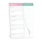 Magnetic Meal Planning Pad for Fridge - 10&quot; x 7&quot; Meal Planning Pad with Tear Off Shopping List. 52 Weeks Undated for Meal Planner and Grocery List with Magnet