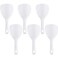 Boao 6 Pcs Rice Paddle, 7.5 Inch, Non Stick Rice Spoon Plastic Rice Scooper White Japanese Rice Potato Server Spatula for Kitchen Restaurant Cooking Utensil