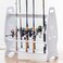 Marlin Fishing Pole Rack, Holds 24 Fishing Rods and Reels, Weather-resistant, Garage &amp; Outdoor Fishing Rod Holder