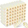 Pinkunn 48 Pcs 9" x 1/2" Paint Roller Covers Nap High Capacity Microfiber Roller Covers for Roller Brush Frame, House Painting Supplies for All Surfaces, Home Repair Tools (Yellow Stripe)