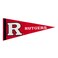 Rutgers Mini Pennant - Size: 4" x 9" - Officially Licensed - 1 Pennant Per Pack