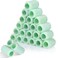 Gisafai 24 Pcs Paint Roller Covers Paint Rollers for Painting Walls Roller Paint Brush 3/8 Inch Nap Microfiber Roller Naps House Painting Supplies Paint Roller Kit for Walls Ceilings (Green,4 Inch)