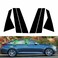 RONTCOS 6Pcs Gloss Black Pillar Posts Window Trim Cover for Hyundai Genesis G80 Sedan 2015 2016 2017 2018 2019 2020 2021 2022
