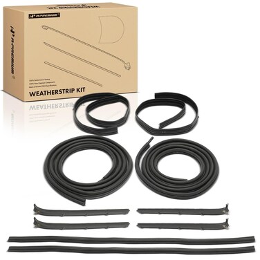 A-Premium [10PCS] Door Weatherstrip Seal Compatible with Dodge &amp; Plymouth Vehicles - Ramcharger/D150/W150 1980-1993, D250/D350/W250/W350 1981-1993, Trailduster 1980-1981, Replaces 4161679AB, 4161678AB