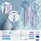 INFUNLY 2 Set Mermaid Dream Catcher DIY Dream Catcher Making Kit Handmade Boho Dream Catchers for Kids Girls Bedroom Wall Decor Nursery Baby Room Hanging