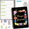 ceiba tree Prayer Journal for Women 100 PCS Devotional Christian Stickers Bible Study Notebook 6.3 X 8.5 inch 128 Pages