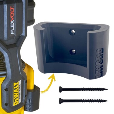 Wall Mount for DeWalt 60v Flexvolt Blower   Compatible with Model DCBL772   Wall Mounted Holder Storage Hook Bracket with Included Hardware
