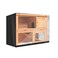 FLR 48" L x 20" D x 41" H Rabbit Hutch Cover 4 FT Double Decker Hutch Dust Cover Waterproof Windproof Rabbit Cage Cover