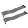 ZZHXSM 2pcs IDE 40-Pin Male to Female Hard Drive Extension Cable 30cm 11.8" M-F Flat Ribbon Cable (39 Pin + 1x Empty)
