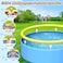 artcool 63" Thicken Dog Pool for Pet and Kids,Non-Slip Kiddie Pool Hard Plastic,2-in-1 Foldable Sprinkler Pool,Extra Large Kids Pool,Portable Swimming Pool for Summer Outdoor Backyard