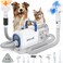 oneisall Dog Vacuum &amp; Dryer for Shedding Grooming, 8 in 1 Dog Grooming Kit with Metal Blades Pet Clippers, Adjustable Speed and Temperature Control Dog Blower