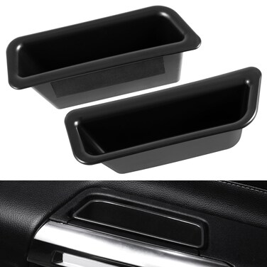 Front Row Door Side Storage Box Interior Accessories for Ford Mustang 2015 2016 2017 2018 2019 2020 2021 2022 2023 2024