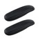 Meprotal Office Chair Armrest Replacement Arm Pads Universal 4" Mounting Hole PU Leather Office Chair Parts with Screws, 1Pair - Black