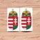 Hungary Hungarian Coat of Arms Vinyl Decal Sticker - 2 Pack Reflective, 4 Inches - for Car Boat Laptop Cup