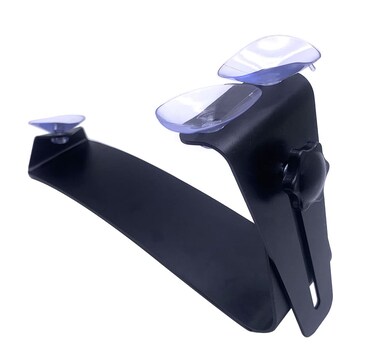 TUOREN Guitar Support Adjustable Rest Aluminum Guitar Footstool Leg Stand for Classical Guitar Black