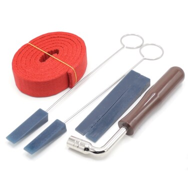 Cheerock 6pcs Piano Tuning Kit Professional Piano Tuning Tools Kit Including 1 Piano Tuning Wrench 2 Piano Mutes 2 Piano Mute With Handle &amp; 1 Piano Felt