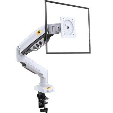 NB North Bayou Monitor Desk Mount Stand Full Motion Swivel Monitor Arm with Gas Spring for 17-30&#39;&#39;Monitors(Within 4.4lbs to 19.8lbs) Computer Monitor Stand F80-W
