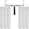 7PC 18 Inch Paint Roller Kit 6pcs 18 inch Paint Roller Covers 18" Roller Frame Large Paint Rollers Wide Paint Roller for Painting Walls Ceiling Floor