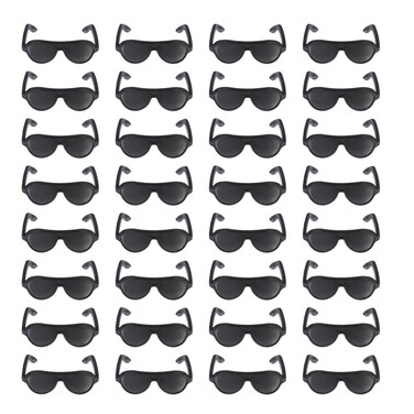 TOYANDONA 80pcs Doll Sunglasses, Miniature Sunglasses Mini Doll Costume Accessories for Dollhouse Crafts