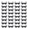 TOYANDONA 80pcs Doll Sunglasses, Miniature Sunglasses Mini Doll Costume Accessories for Dollhouse Crafts