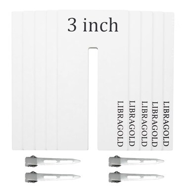 5pcs Acrylic Bow Maker Templates for Ribbon Bow Making Tool for Little Girls Hair Bows Gift Bows DIY Crafts with 4pcs Stainless Steel Clamps