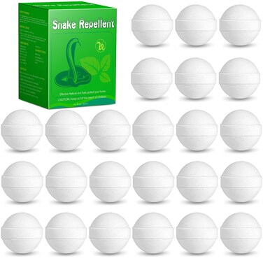 24 Pack Snake Repellent for Yard Powerful, Keep Snake Away Repellent for Outdoor Garden Indoor Lawn, Snake Rattlesnake Repellent, Pet Safe