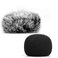 ChromLives Microphone Windscreen, Furry Windscreen Muff Wind Cover + Foam Microphone Windscreen Cover Compatible with Zoom H1 H1n Apogee Mic and More, Furry &amp; Foam 2Pack