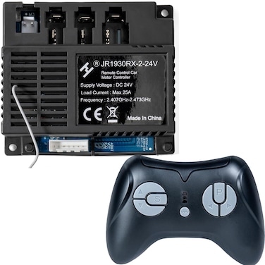 JR1930RX-3-24V,JR1930RX-2-24V Control Box Receiver and 2.4G Bluetooth Remote Control kit Kids Powered Ride on car Controller Accessories for Children Electric Ride On Car Replacement Parts