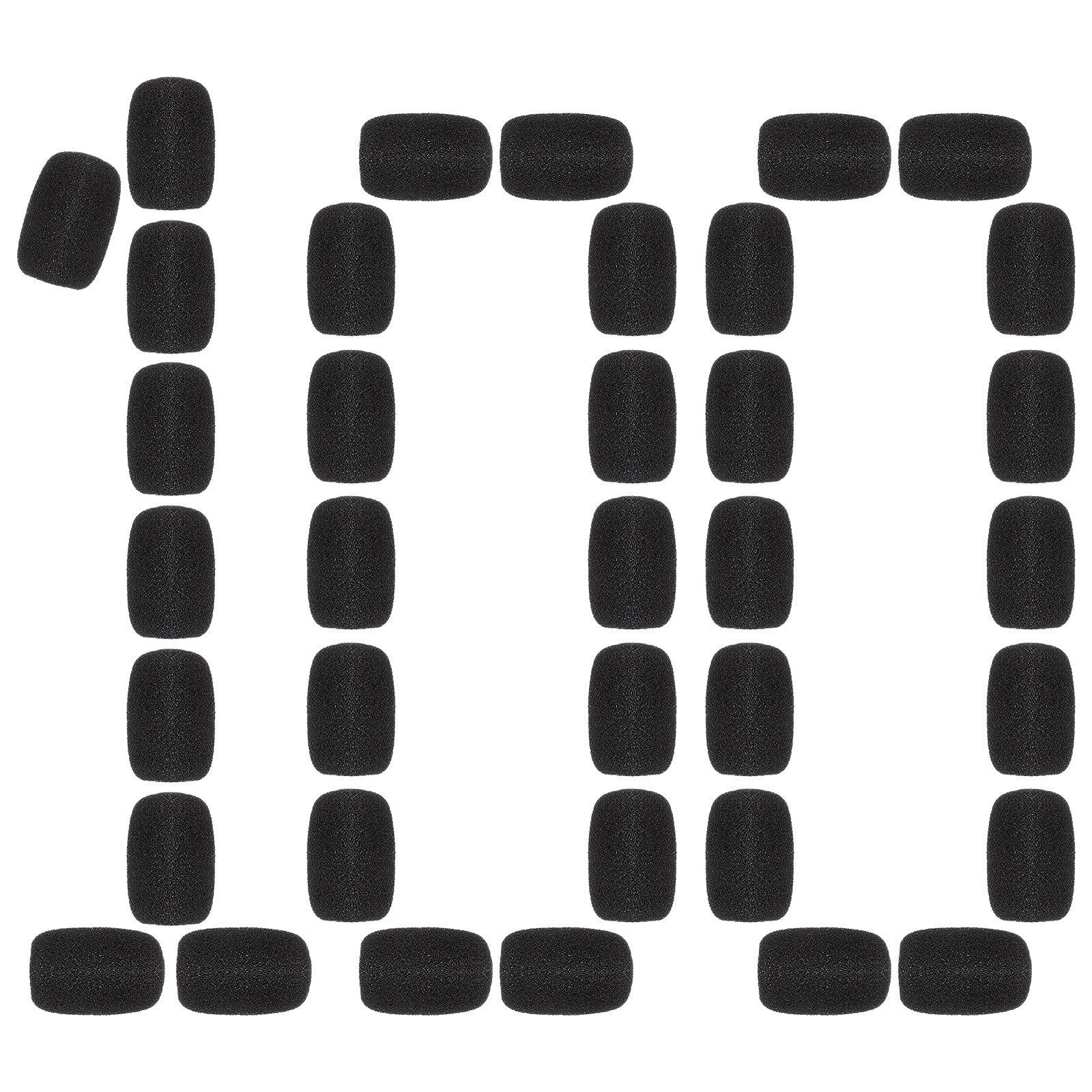 nonfood_frienda Nonfood_frienda 100 Pieces Mini Foam Microphone Windscreen mini