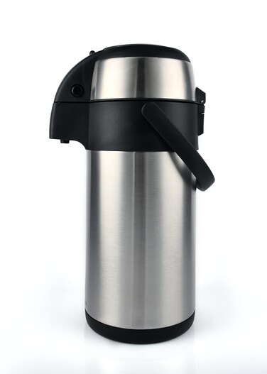 Heritage 66 Stainless Steel Thermal Coffee Carafe Airpot Dispenser Triple Wall Thermal Vacuum insulated 12 hours heat Retention 24 hours cold Retention (3 liters)