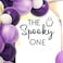 The Spooky One Decal Sign - Spooky 1st Birthday Party Sign, Halloween Ghost Birthday Party Decorations, Vinyl Decal for Halloween Spooky First Birthday Party Decorations