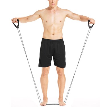 KESYOO Chest Stretch Bands arm Resistant Band Yoga Soft Chest Expander Resistant Bands Resistance Band Chest Expander Spring Chest Exerciser Devices Dual Purpose Tension Band Fitness