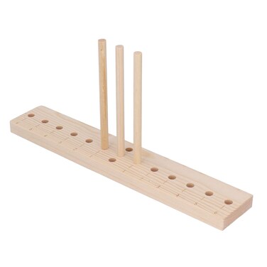 plplaaoo Bow Maker,Wooden Wreath Bow Maker for Making Gift Bows, Bow Maker for Ribbon, Extended Bow Maker Tool with 3 Long Stick for Gift Bows, Corsages, Christmas Party Decorations