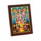 zig zag Guruvayurappan / Guruvayoorappan Small Photo Frame For Wall Table Size Small ( 6x8 inches, Acrylic Glass), Brown