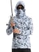 Lakaka UPF 50+ Fishing Hoodie with Mask for Men Women Long Sleeve Lightweight Rash Guard Hunting Hiking Shirt