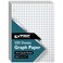 Graph Paper, Loose Leaf Graph Paper 500 Pack - 4x4 Inch Quad Ruled Grid Papers, Engineering Papers 8.5x11 with 3 Hole Punches