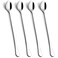 Lovingly Yours 9.5-Inch Long Handle Spoon, Ice Tea Spoons, Ice Cream Spoon, Long Coffee Spoons, Stainless Steel Stirring Spoons, Set of 4