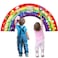 Sinpedex Sensory Wall Panels for Kids: Activity Wall Board for Boys Girls 3+ Years- Decor for Toddlers Playroom Bedroom Daycares Learning Center(Rainbow)