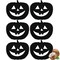 6-Pack Universal Stick-on Trash Can Odor Absorbing Filters, Activated Charcoal Purifying Deodorizer for Trash Cans, Compost Buckets, Countertop and Recycle Bins (Pumpkin)
