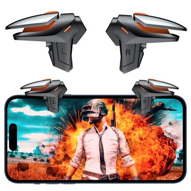 Phone Triggers for PUBG Game Controller, New Version Phone Triggers for PUBG Mobile Gaming, Responsive Sensitive Trigger for PUBG Smart Phone Gamepad Game Triggers