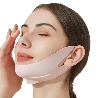 Face Lift Strap for Chin Wrinkles Lifting Saggy Skin Lift Strap for Sleeping 5PCS Jawline Exerciser for Women and Men V Line Mask V Shape Face Tape Chin and Neck Mask for Lifting
