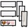 Dicunoy 6 PCS 3D Floating Display Case, Coins Display Stand Holder for Jewelry, Large Suspension Money Frame Box for Dollar Bill, Medallions, Fossils, Rocks, Stamps, 9" x 3.54" x 0.75