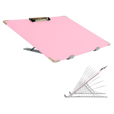 Slant Board for Writing 16 x 12 Inch Adjustable Tilted Writing Board Sloped Surface to Improve Handwriting Legibility 20&deg;Slanted Clipboard for Writing Reading Drawing