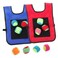 FOYTOKI 12Pcs Sticky Ball Vest Set for Dodgeball Game Props with Soft Sticky Balls for Outdoor Fun Sports Activities and Group Games