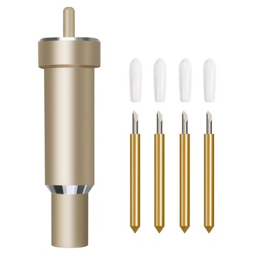 Premium Fine Point Blade and Housing, Chaokant Replacement Fine Point Blades for Cricut Maker 3/Maker/Explore 3/Air 2/Air/One, 1.0mm Fine Point Blades(4pcs), Suitable for Cutting Most Light Materials