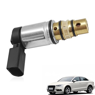 NOTISH AC Compressor Control Solenoid Valve, Compatible with Audi, VW, Jetta, Golf, Tiguan, Passat, Jetta TDI GTI A3, Sanden PXE16, PXE14, 1K0820803E