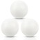 Kugliwa 3 Packs 57 mm Bocce Pallino Replacement Bocce Ball Game White Bocce Pallino Balls for Kids Adults Outdoor Family Games Beach